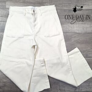 Carly Jeans Juniors Wide Leg Crop Jeans Size 11